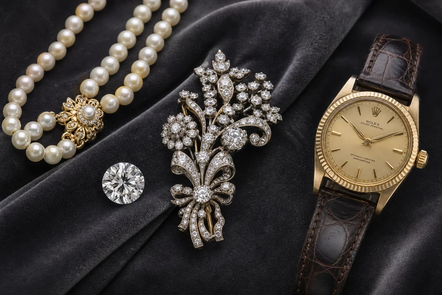 Estate diamond jewelry and luxury watches bought privately in Northern New Jersey
